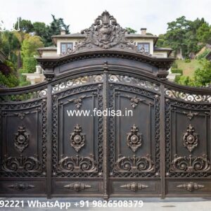 Modern Front Gate Design Styles Main Gate Pillar Design 2029 No-7824