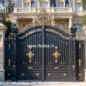 Simple And Stylish Gate Ideas Sagwan Gate Design No-7860