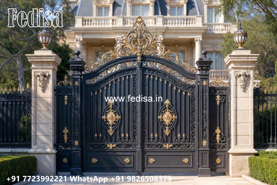Simple And Stylish Gate Ideas Sagwan Gate Design No-7860