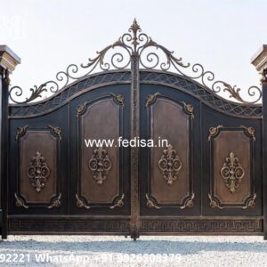 Entry Gate Ideas For Villas Cnc Main Gate Design No-7871