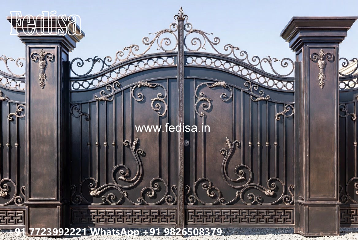 Stunning Front Gate Ideas Gate Glass Design No-7876