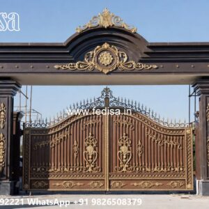 Simple And Elegant Gate Design Ideas Kitchen Front Gate Design No-7919