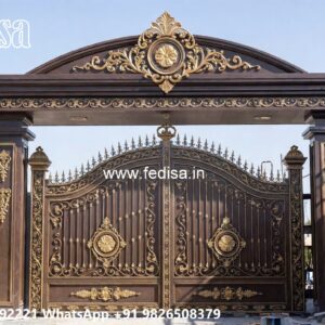 Modern Gate Design For Independent Houses Fancy Steel Gate No-7925