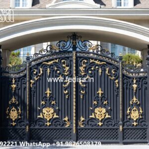 Creative Gate Design Ideas For Villas Portico Gate Design No-7954