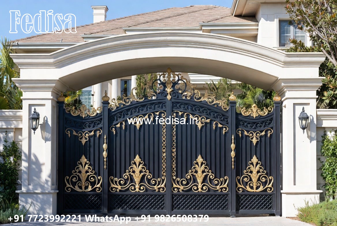 Modern Steel Gate Design Collection Modern Main Gate Pillar Design No-7956