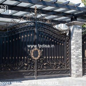 Stylish Gate Design Ideas For Villas Folding Iron Gate Design No-7999