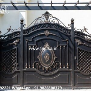 Creative Gate Design Ideas Collection 13 Feet Main Gate Design No-8006