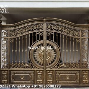 Creative Gate Design Ideas For Entryway Steel Gate Single Palla No-8048