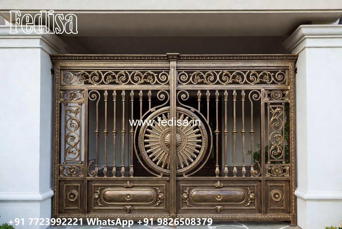Creative Gate Design Ideas For Entrance Modern Iron Fence No-8106