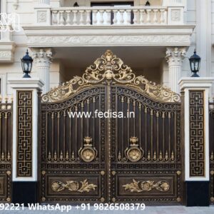 Gate Design Ideas With Unique Patterns Double Door Gate Design Iron No-8127