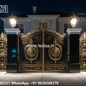 Luxury Wooden Gate Designs For Villas Panel Gate Design No-8155