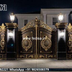 Latest Steel Gate Design For Home Sliding Front Gate Design No-8161