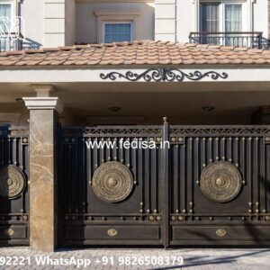 Premium Gate Design Ideas For Bungalows Main Gate Railing Design No-8201