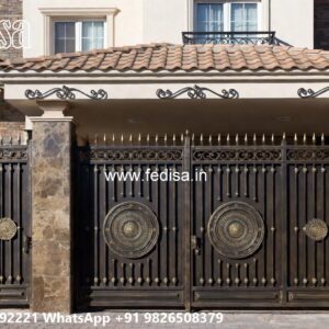 Gate Design Ideas With Patterns Entry Gate Design For House No-8237