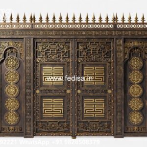 Luxury Gate Design Inspiration For Villas Main Gate Sliding Door No-8490