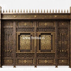 Strong And Stylish Gate Design Collection Iron Main Gate Color No-8492