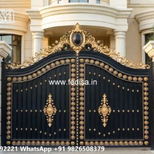 Attractive Front Gate Design Collection Folding Sliding Gate Design No-8502