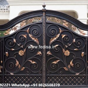 Simple And Elegant Gate Design Collection Front Wall And Gate Design No-8507