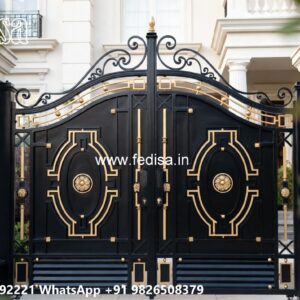 Creative Gate Design Ideas For Entrance Compound Grill Gate Design No-8518