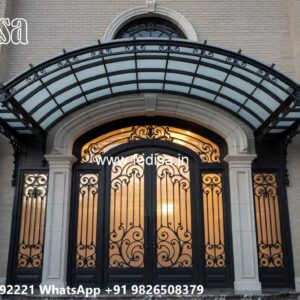 Stylish Main Gate Design For Modern Houses Front Gate Roof Design No-8544