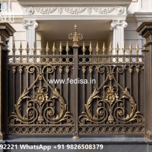 Strong And Stylish Gate Designs For Homes Gate Fiber Design No-8559