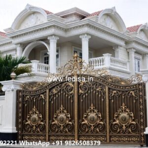 Elegant Wooden Gate Design For Entryways Gate With Wood Design No-8570