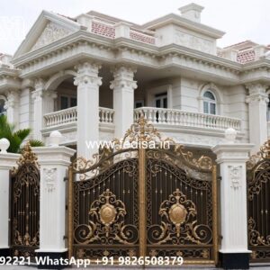 Modern Iron Gate Design Trends Two Door Gate Design No-8574