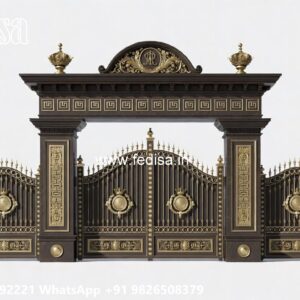 Smart Gate Design For Modern Living Mandir Ke Gate Ki Design No-8594
