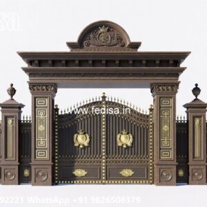 Space Saving Sliding Gate Designs Lohe Ka Gate Ka Color No-8598