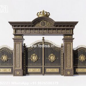 Outdoor Gate Design Ideas Main Gate Iron Grill Design No-8604