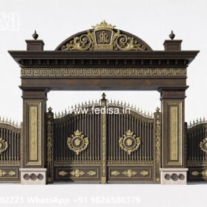 Secure Metal Gate Design Sliding Gate Design 2029 No-8634