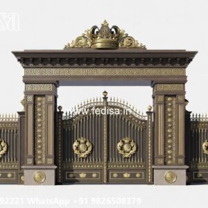 Gate Design Ideas For Every Budget 7 Fold Steel Gate Design No-8685