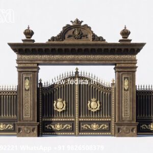 Creative Gate Styles Front Compound Gate Design No-8689