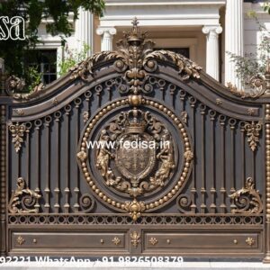 Front Entry Gate Ideas Concrete Fence And Gate Design No-8712