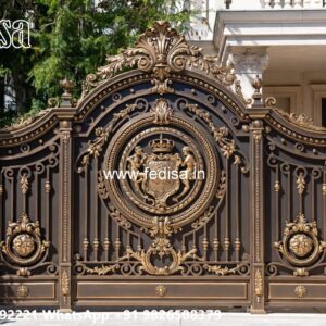 Creative Front Gate Designs Main Gate Design With Boundary Wall No-8724