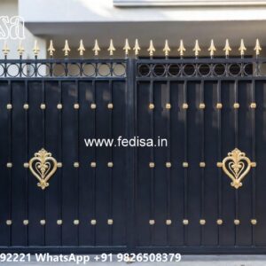 Strong And Stylish Gate Design Ideas Portico Grill Gate Design No-8757