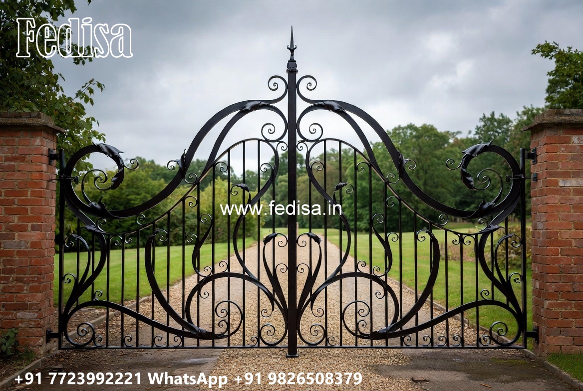 Modern House Gate Design Trends Main Gate Iron Design For Home No-8764