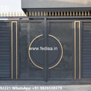 Modern Gate Design Ideas For Entry Folding Grill Gate No-8793