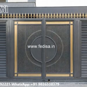 Modern Gate Ideas For Entryway 8 Feet Steel Gate Design No-8806