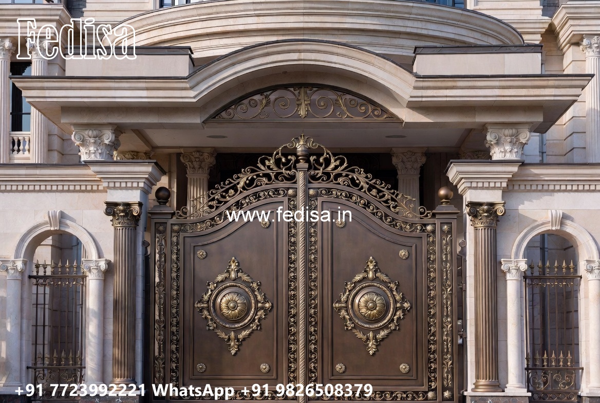 Luxury Gate Design Inspiration For Villas Aluminum Gate Door Design No-8902