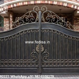Stylish Gate Designs For Modern Houses Main Gate Color Paint Design No-8950