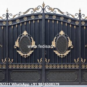 Grand Entrance Gate Designs Front Gate Paint Design No-9024