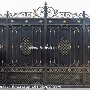 Elegant Villa Gate Design Collection Modern Iron Main Gate Design No-9028