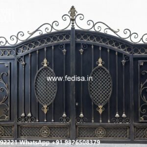 Low Budget Gate Design Ideas Single Door Steel Gate No-9033