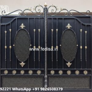 Simple Diy Gate Design Ideas Front Gate Cement Design No-9041