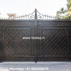 Modern Entry Gate Ideas Simple Wrought Iron Gates No-9072