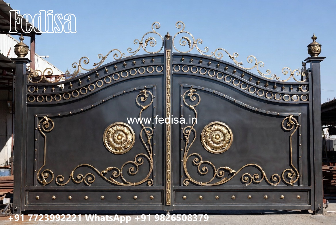 New Style Gate Designs Front Gate Design Iron Pipe No-9111