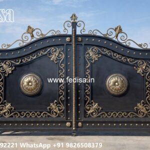 Stylish Steel Gate Designs Pipe Grill Gate Design No-9115