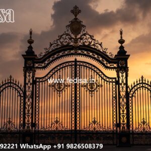 Stylish Entry Gate Design Collection Lohe Ke Gate Grill No-9160