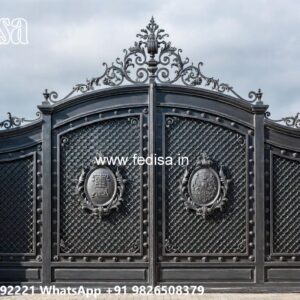Strong And Stylish Gate Design Ideas Steel Gate Design 6 Feet No-9169
